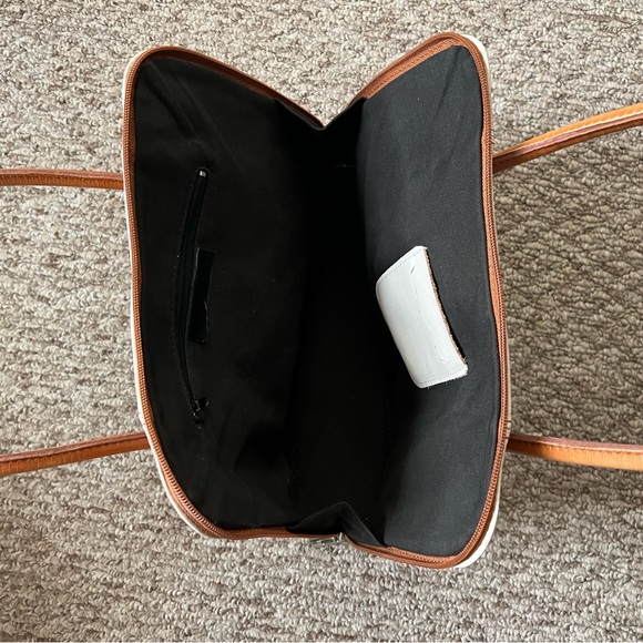 Italian leather Vera Pelle handbag - Picture 6 of 8